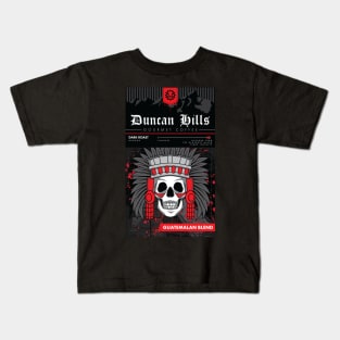 Metalocalypse Dethklok Duncan Hills Coffee - Guatemalan Kids T-Shirt